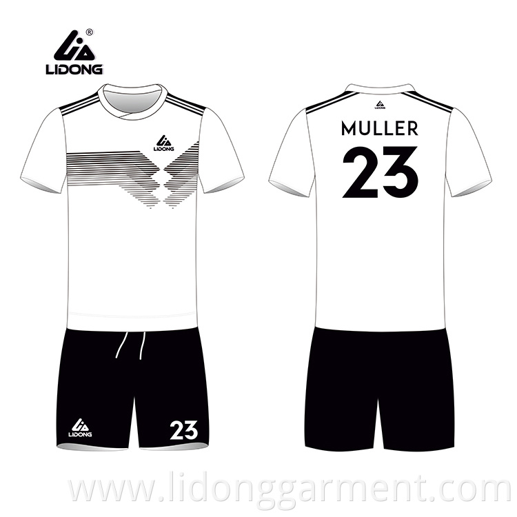2021 New Sublimation Kids And Adults Soccer Football Team Wear Soccer Wear Uniforms Football Jersey